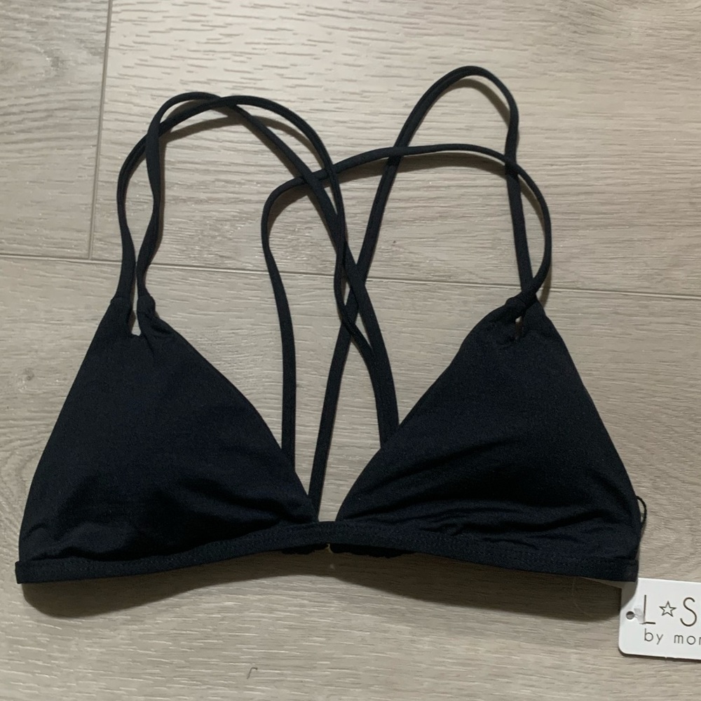 NEW Lspace black bikini top